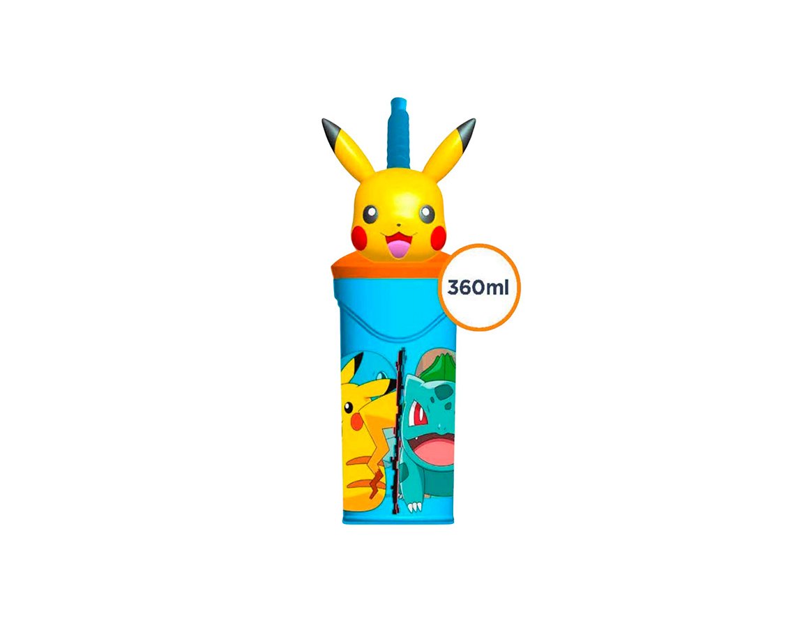VASO WABRO 1036 360ML POKEMON 3D
