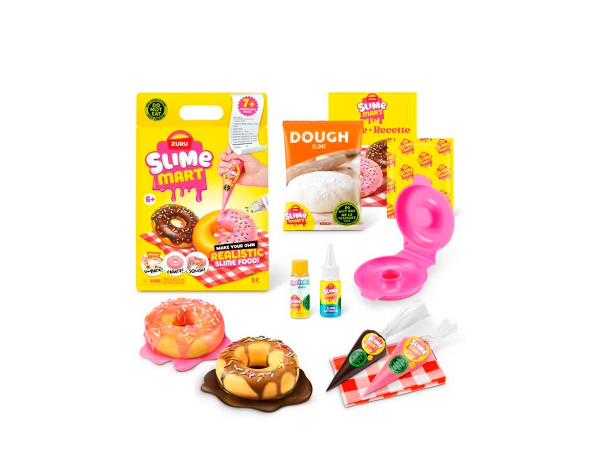 JUGUETE WABRO 6066 SLIME MART BOLSA CREA TU DONUT