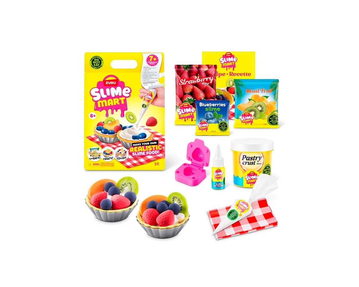 JUGUETE WABRO 6068 SLIME MART BOLSA CREA TU PIE DE FRUTAS