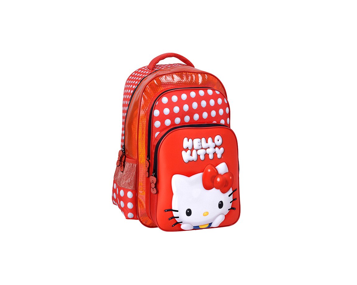 MOCHILA WABRO 88087 HELLO KITTY BALLOON 17" ESPALDA