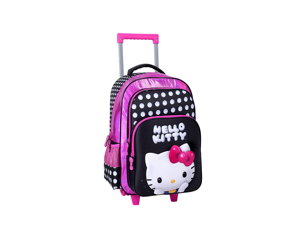 MOCHILA WABRO 88088 HELLO KITTY BALLOON 17" CARRO ESPECIAL