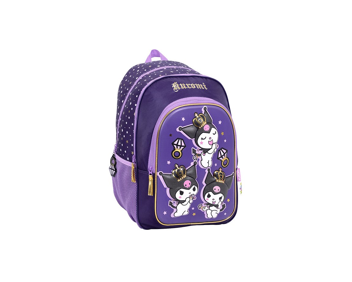 MOCHILA WABRO 45250 KUROMI DIAMANTES 17" ESPALDA