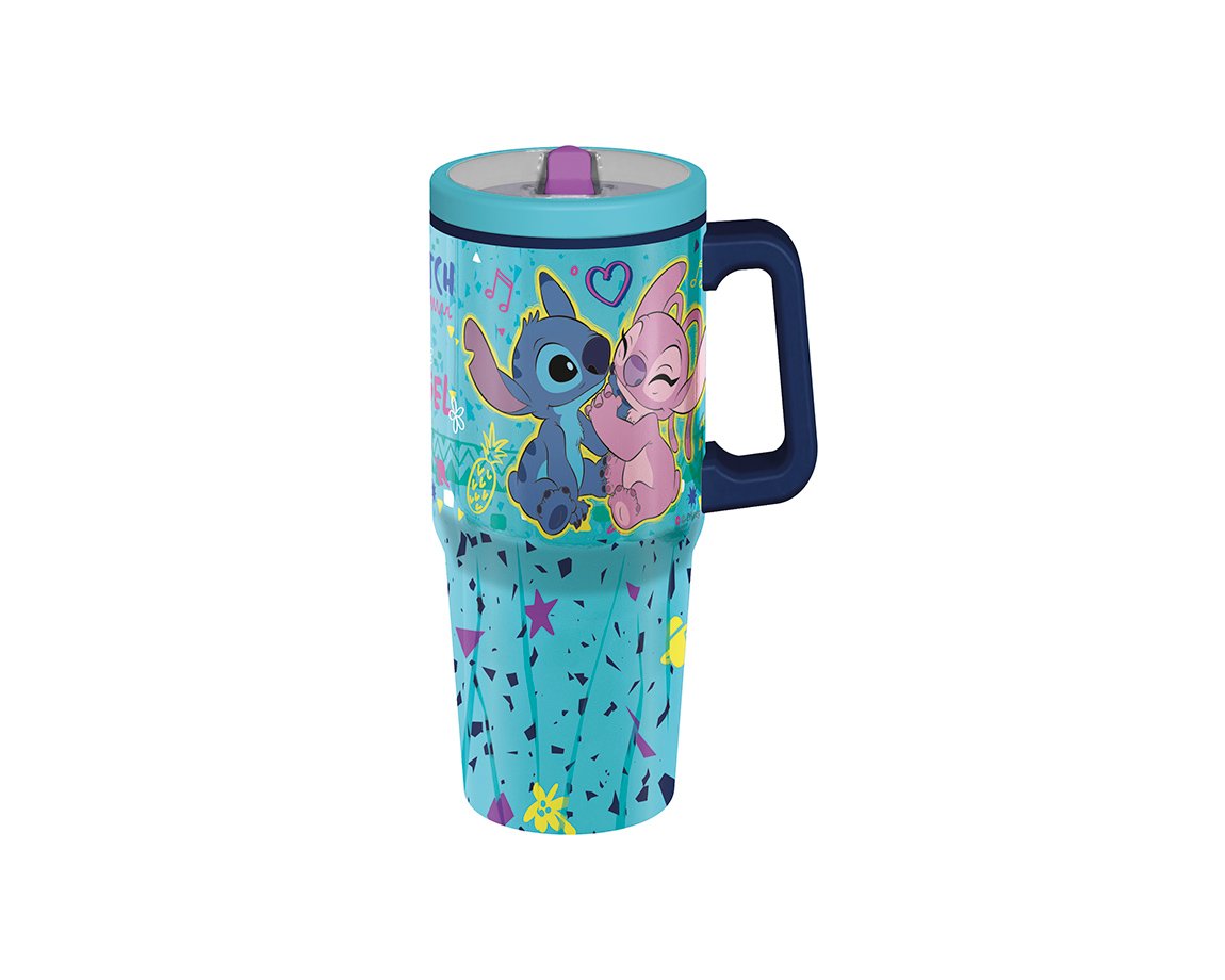 TAZA WABRO CON TAPA 1678 LILO Y STITCH 640 ML