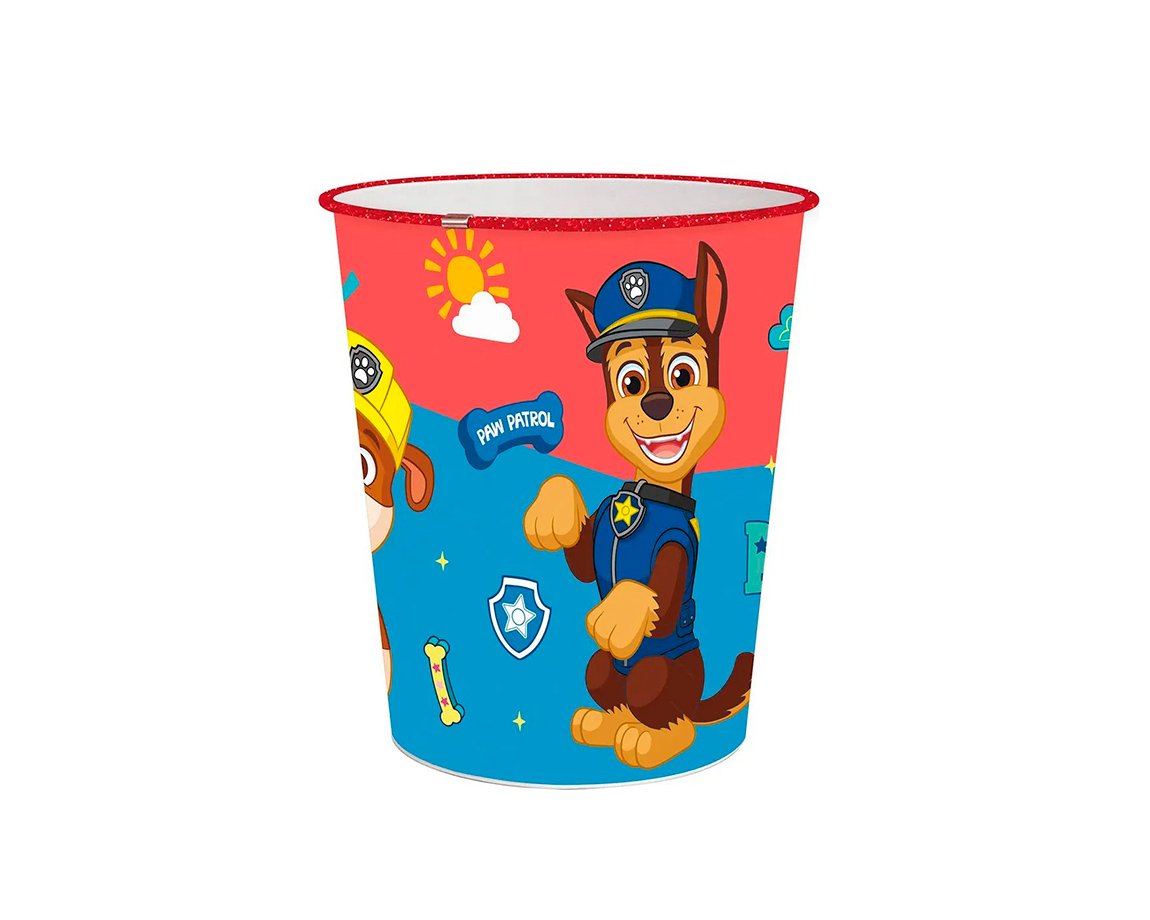 CESTO PAPELERO WABRO 1589 PAW PATROL CHASE 22X21