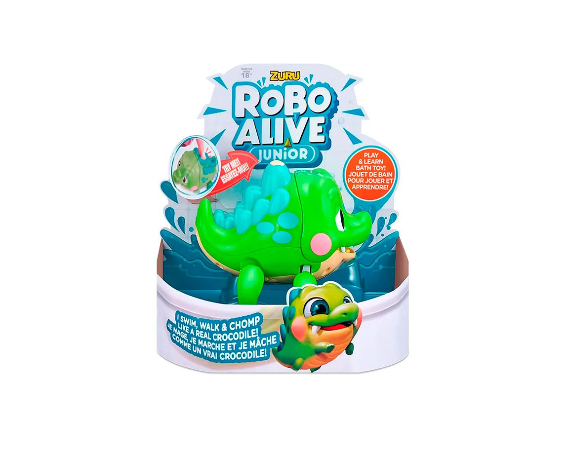 JUGUETE ROBO ALIVE 6061 JUNIOR COCODRILO NADADOR 15 CM