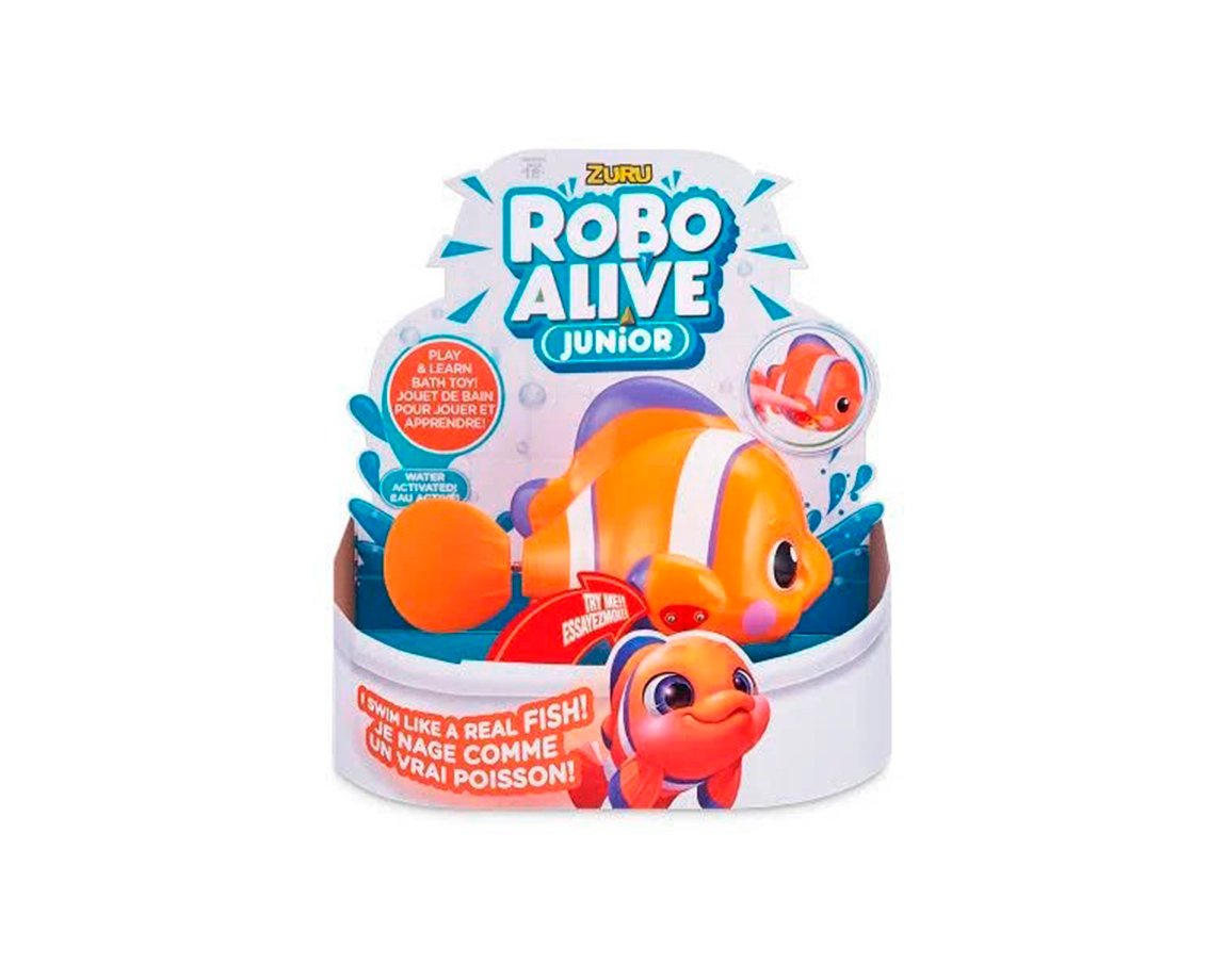 JUGUETE ROBO ALIVE 6062 JUNIOR PEZ PAYASO NADADOR 15 CM