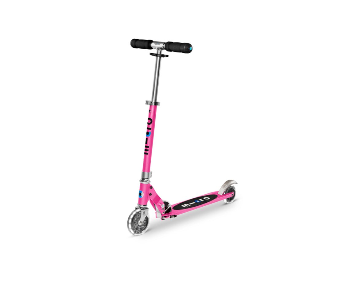 MONOPATIN WABRO 93004PINK MICRO SPRITE LED PLEGABLE