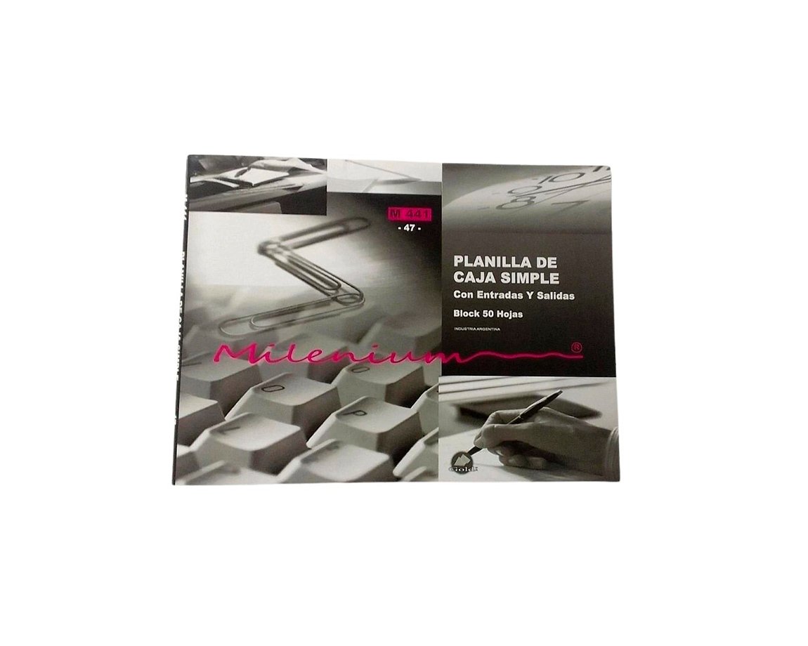 FORMULARIO M 441 (47) PLLA. DE CAJA MILENIUM