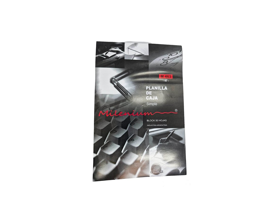 FORMULARIO M 463 (50) PLLA.DE CAJA VERTICAL MILENIUM
