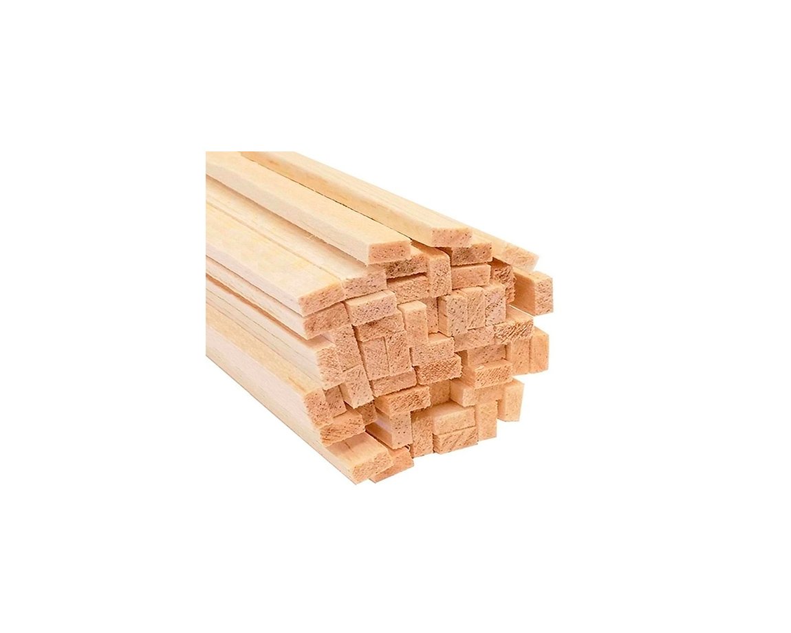 MADERA PINO VARILLA  2x  2MM x 50 UNID.