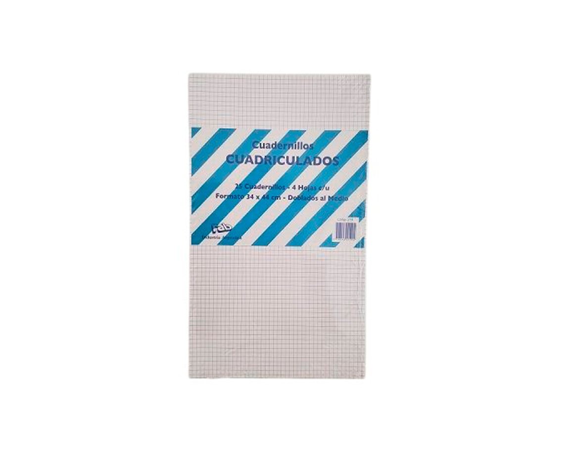 PAPEL COMER CUADERNILLO 2131 25x4 H  #  RAB