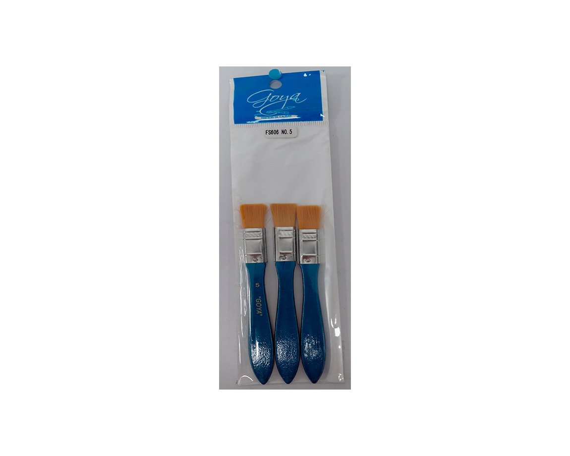 PINCEL GOYA S-606 N° 5 PINCELETA SINT. x3 UNID