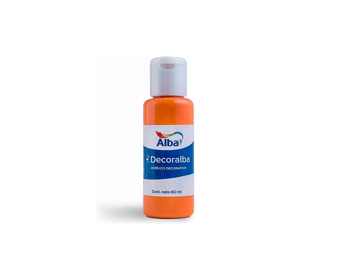 ACRILICO DECORALBA 482 x60ML. ANARANJADO -NUEVO-