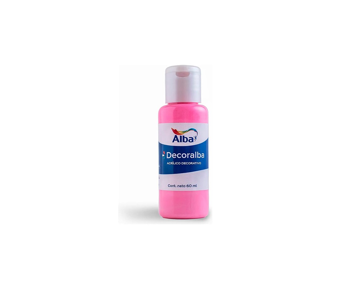ACRILICO DECORALBA 497 x60ML. ROSA CHICLE -NUEVO-