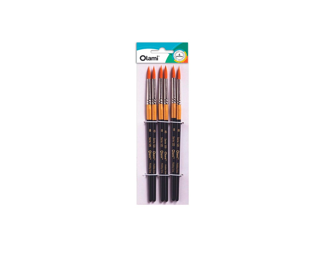 PINCEL OLAMI PI139 Nº0 x 6 U. LINER CORTO