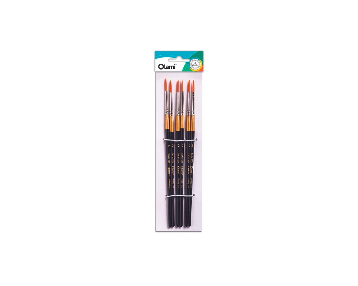 PINCEL OLAMI PI120 Nº2 x 6 U. REDONDO