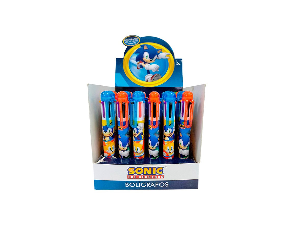 BOLIGRAFO CRESKO SO461 SONIC 6 COL.