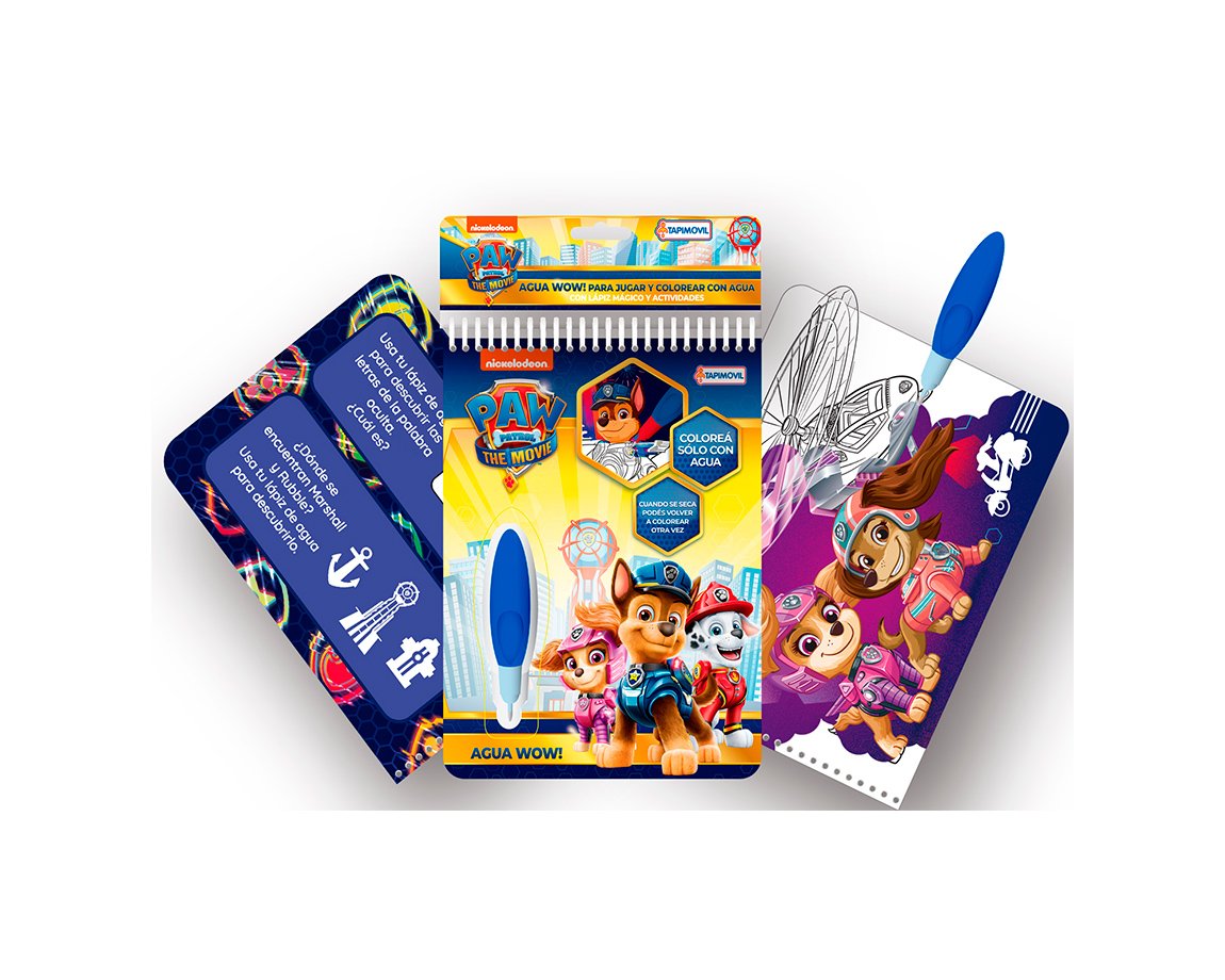 LIBRO ACTIVIDADES PAW PATROL AGUA WOW SPC09930