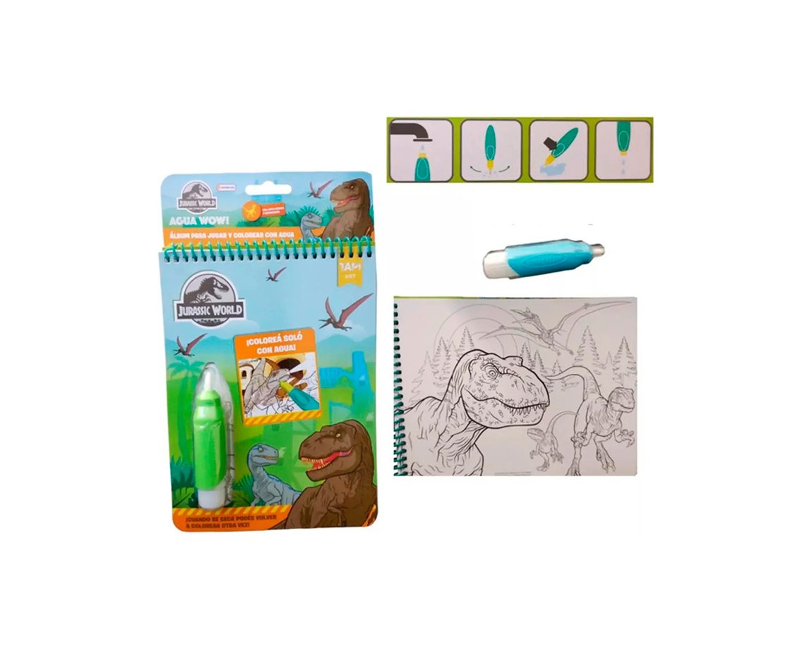 LIBRO ACTIVIDADES JURASSIC WORLD AGUA WOW UJW01028