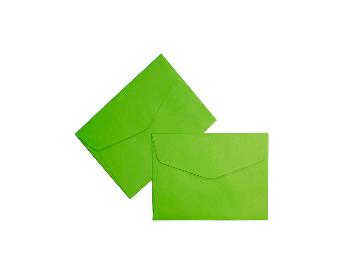 SOBRE TARJETA PEQUE 70x100 90 GS x 25 U. VDE MANZANA