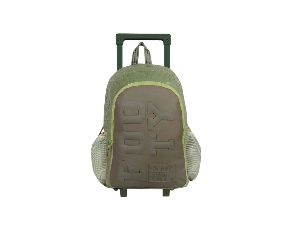 MOCHILAS FOOTY F5011 CARRO 18P BIG KIDS VERDE RUBBER