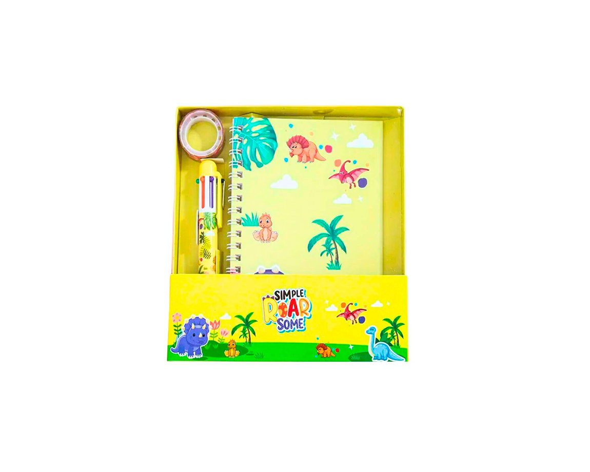 LIBRETA COLOURS 26756/882 UNIC/ DINO  CINTA / BOLIG.