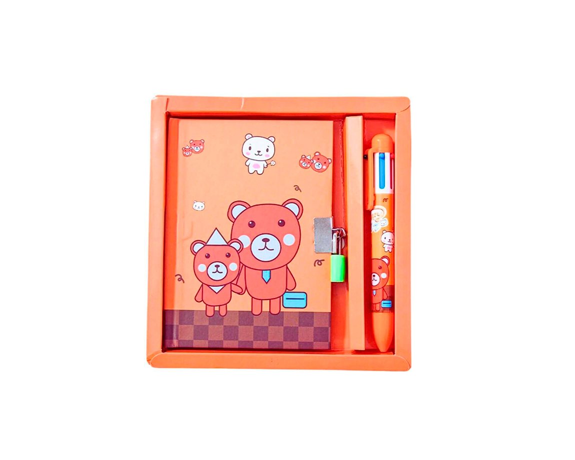 DIARIO INTIMO 26759 COLOURS OSITO/UNIC./DINO C/ BOLIG.