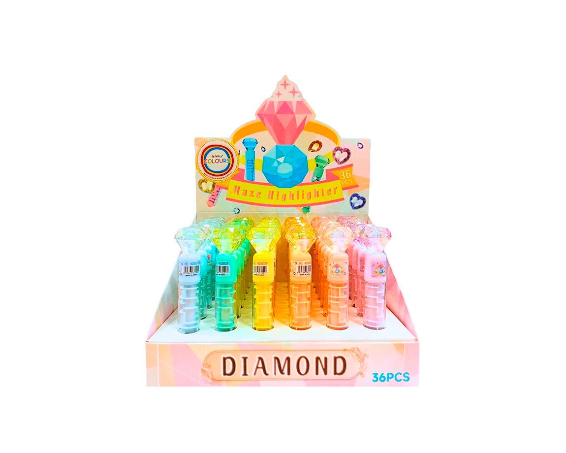 RESALTADOR COLOURS 26778 C/JUEGUITOS DIAMANTE