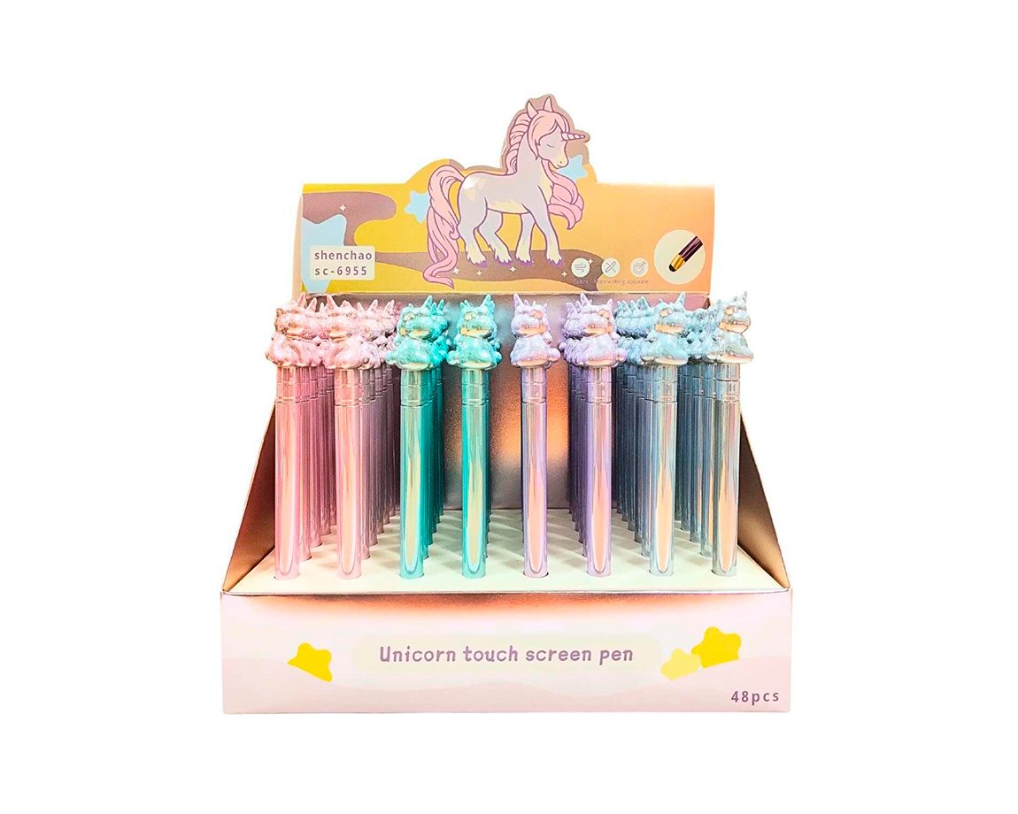 BOLIGRAFO COLOURS 26819 METAL UNICORNIO TOUCH
