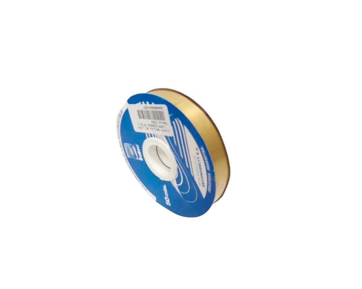 CINTA REGALO BALLOU 10x25 DORADO