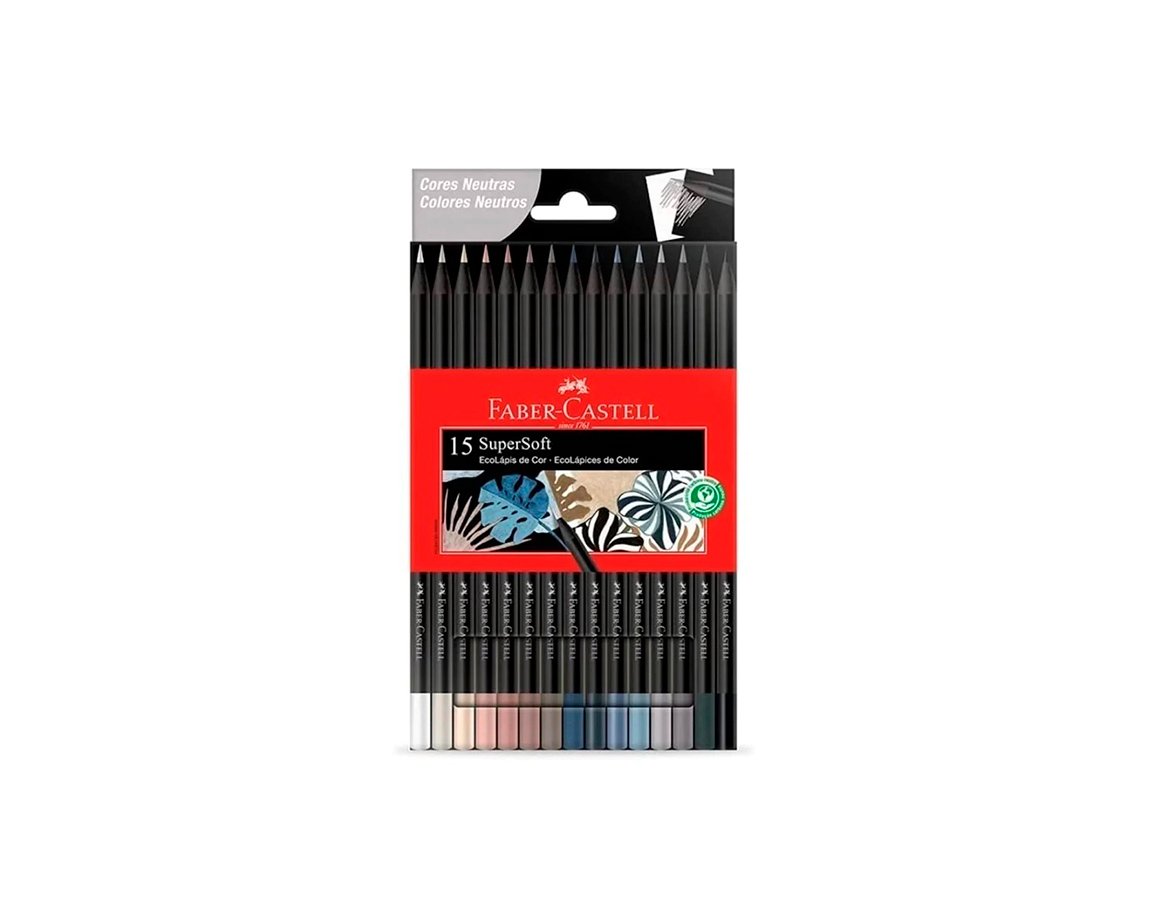 PINTURITAS FABER SUPERSOFT x15 TONOS NEUTROS 210733