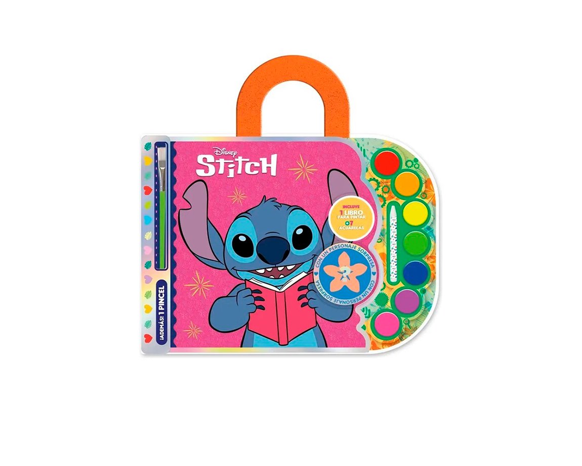 LIBROS VERTICE 6314 STITCH ACUARELAS