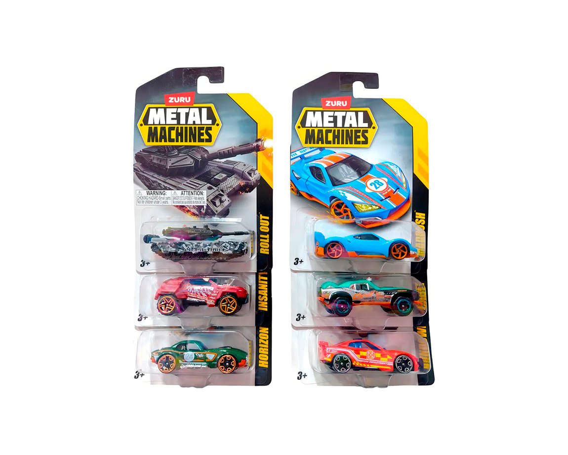 JUGUETE ZURU METAL MACHINES 6708 DIE CAST (7482)