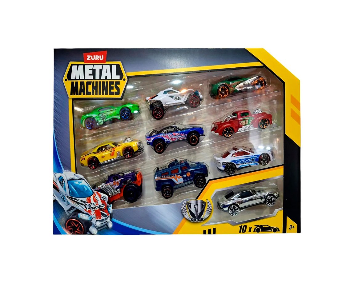 JUGUETE ZURU METAL MACHINES 6750 DIE CAST X 10 U (7610)