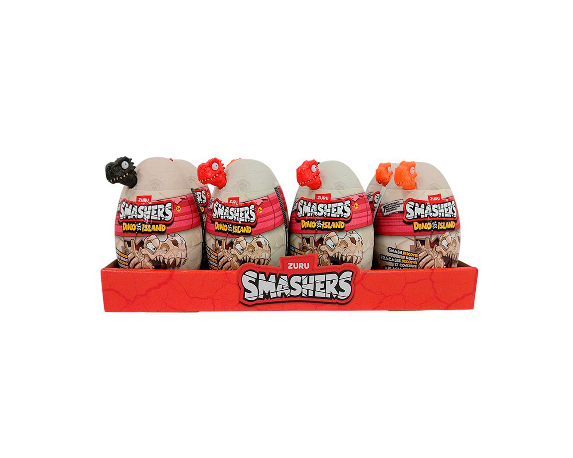 JUGUETE ZURU SMASHERS 7486 DINO ISLAND MINI EGG 8+ SURPRISES 7486SQ1