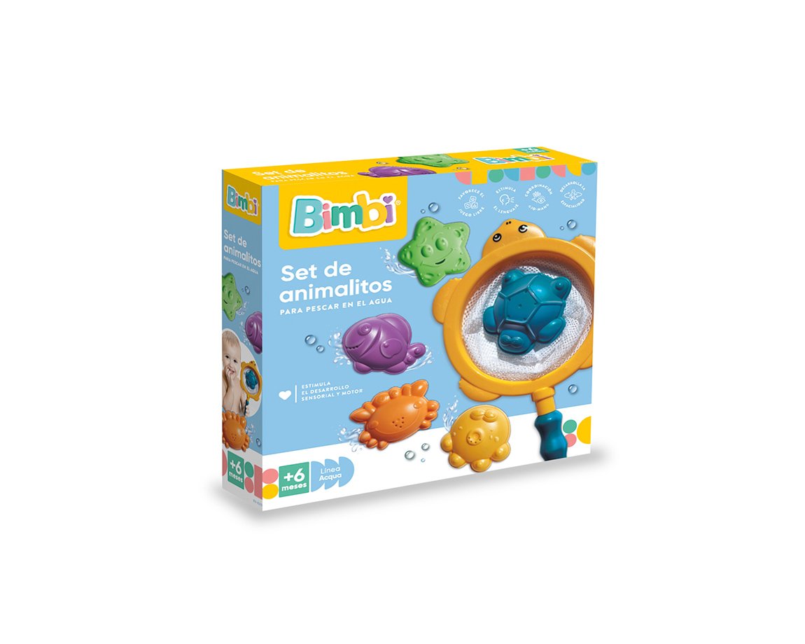 JUGUETE RASTI 02-4215 BIMBI SET ANIMALITOS P/AGUA