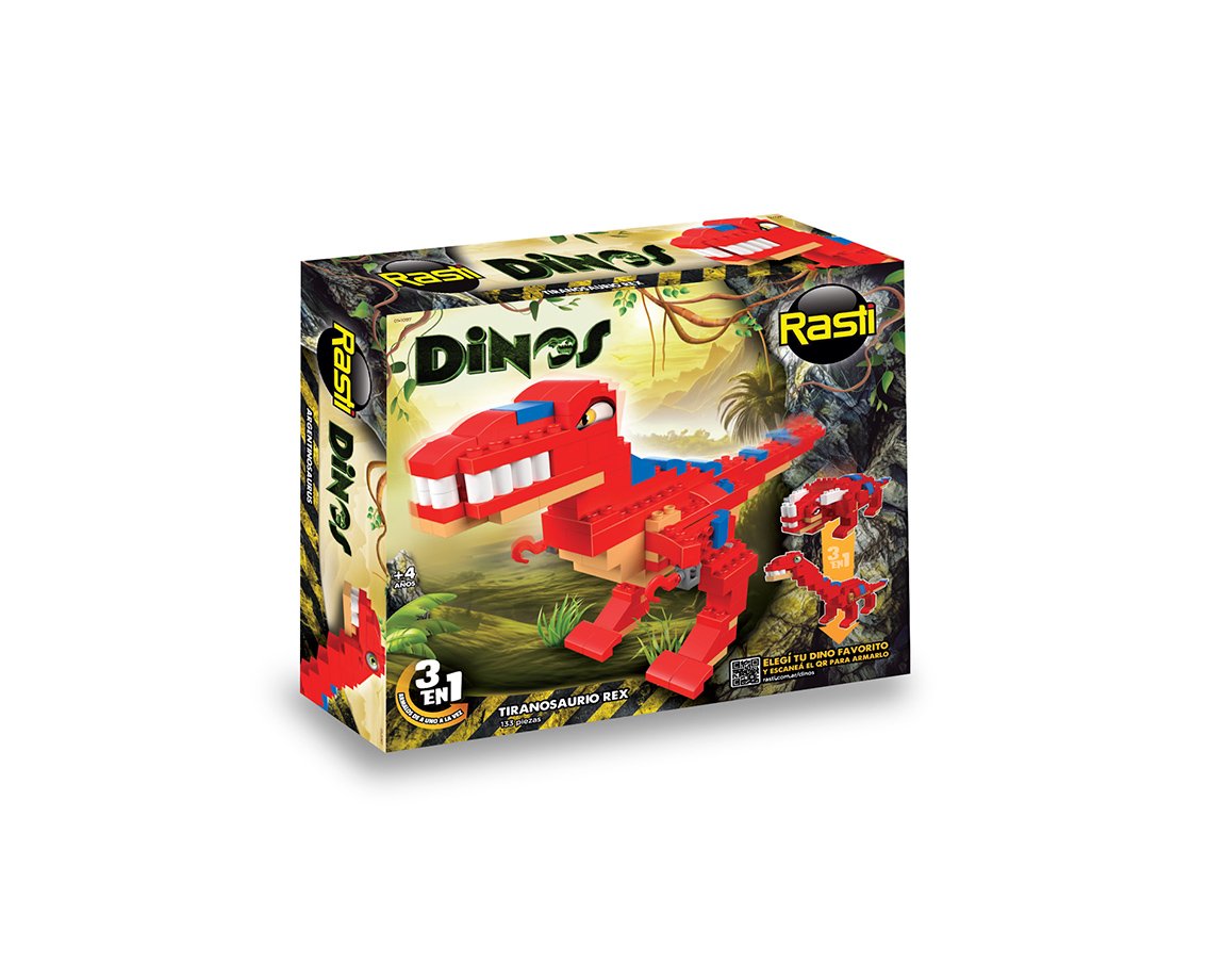 JUGUETE RASTI 01-1097 DINOS 3 EN 1