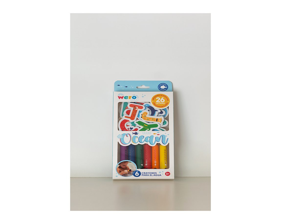PINTURITAS WERO WE4191 CRAYON  FIGURAS P/AGUA