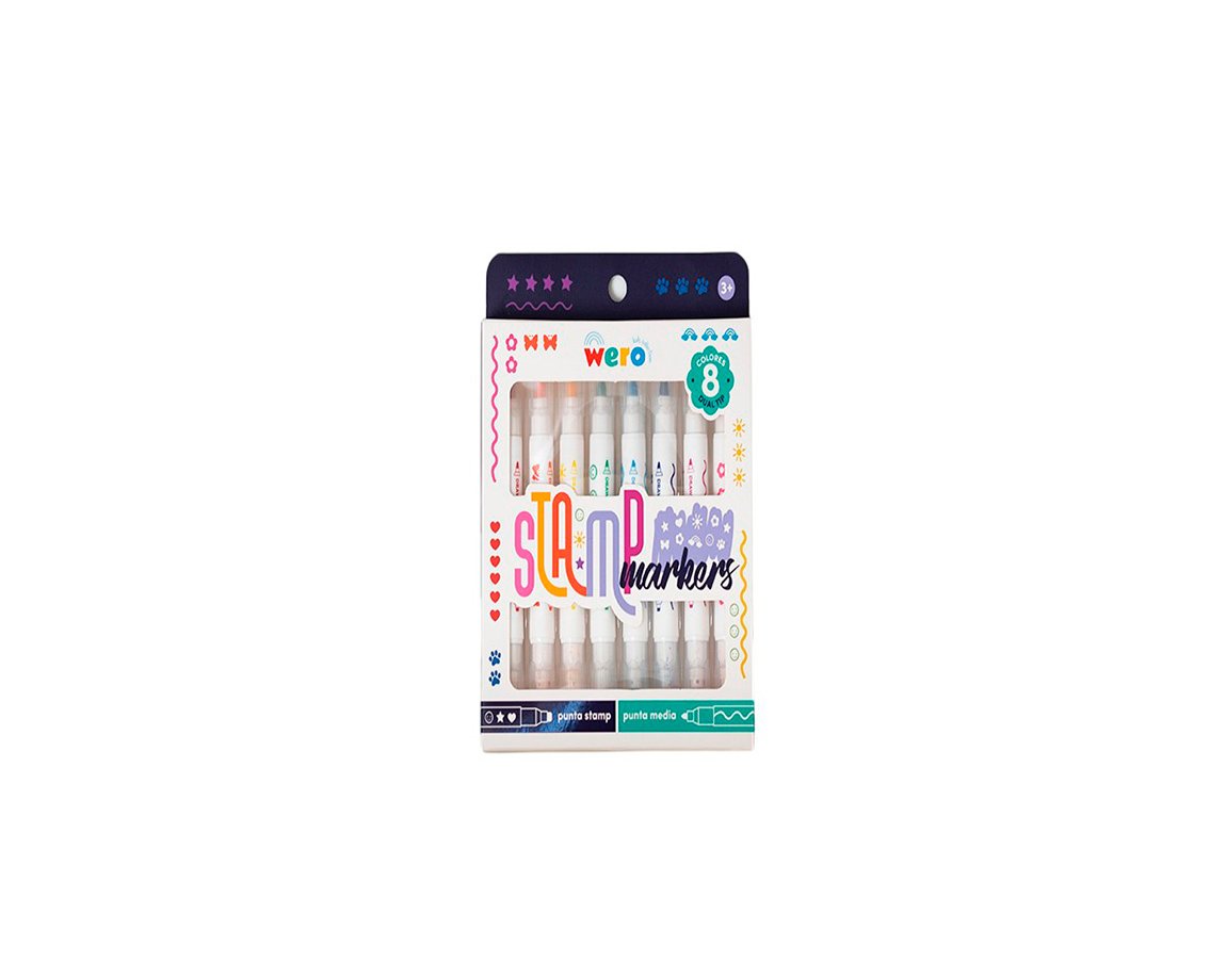 MARCADOR WERO WE4194 DOBLE PUNTA C/SELLO