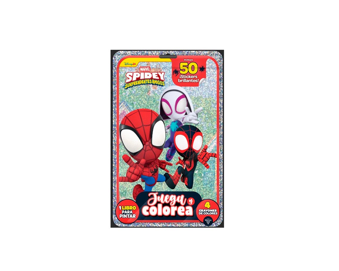 LIBROS VERTICE 6277 SPIDEY & FRIENDS N° 5 JUEGA Y COLOREA