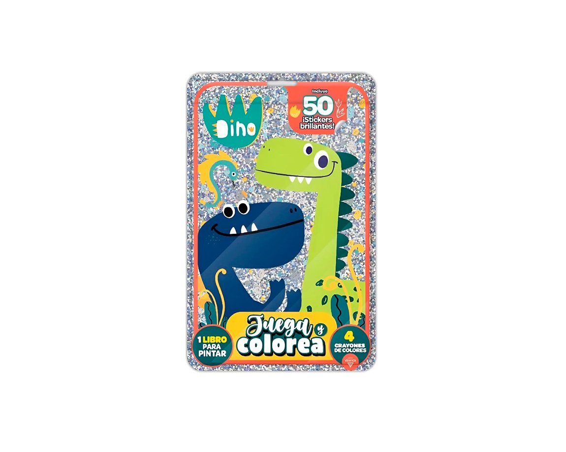 LIBROS VERTICE 6279 DINO N° 7 JUEGA Y COLOREA