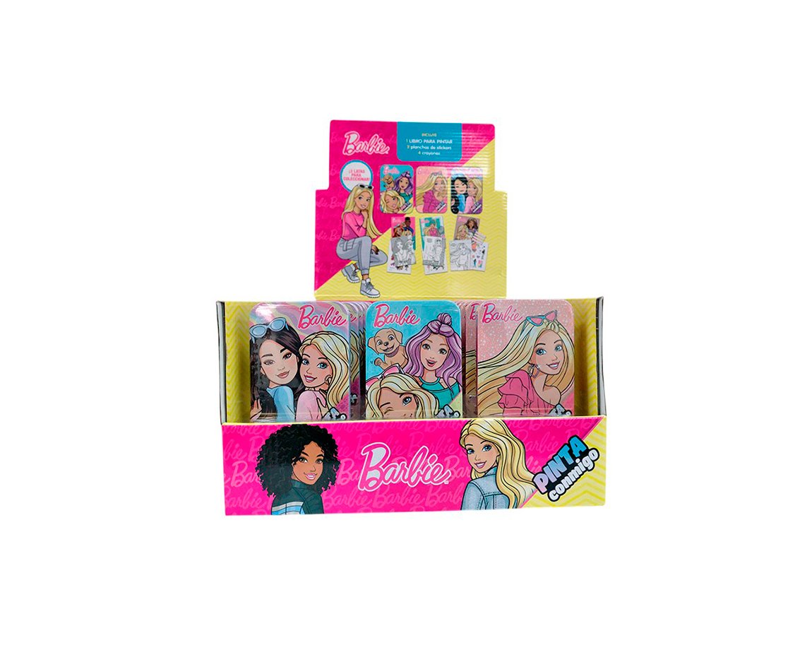 LIBROS VERTICE 6343 BARBIE LATA PINTA CONMIGO N° 4