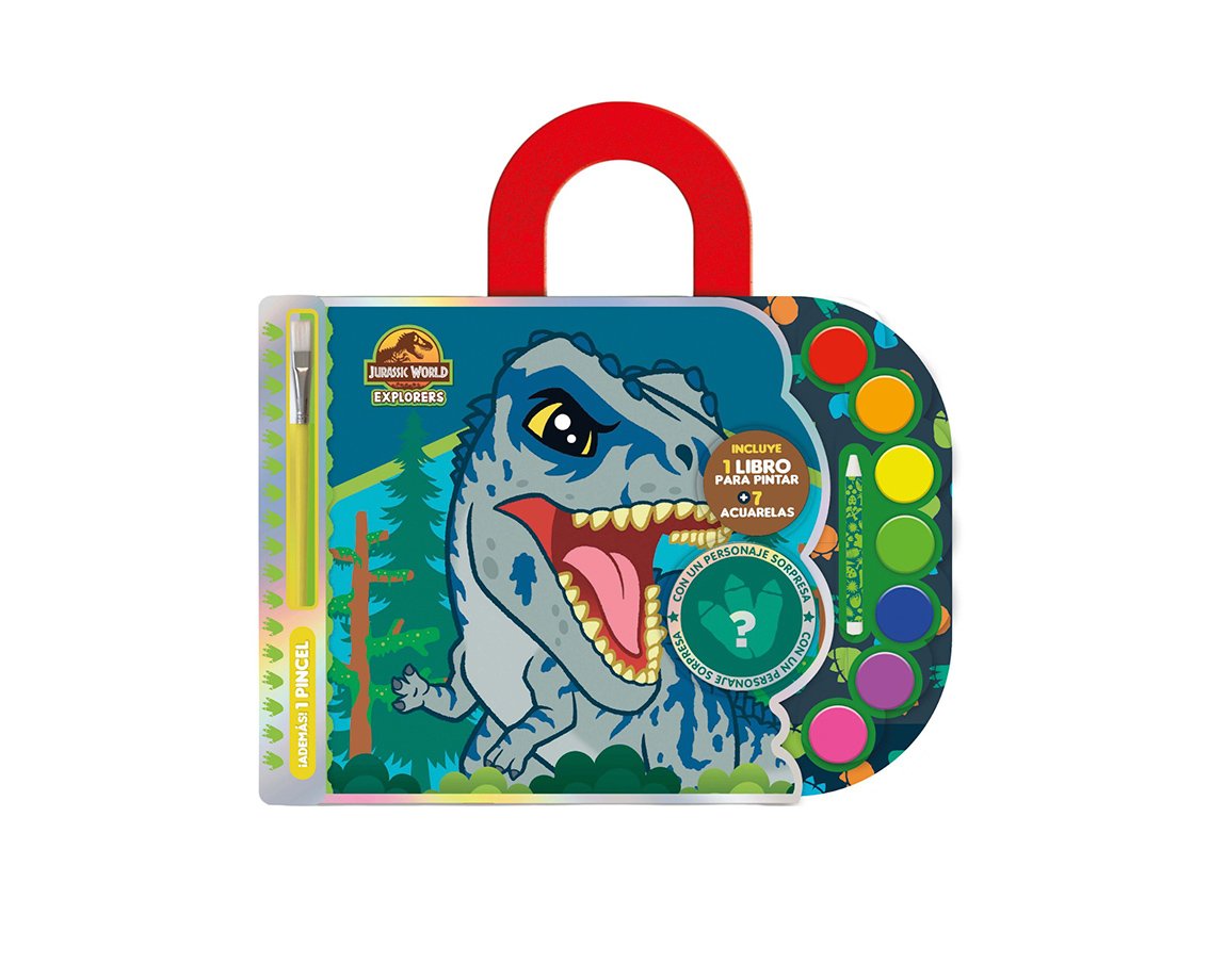 LIBROS VERTICE 6312 ACUARELAS N° 2 JURASSIC EXPLORER