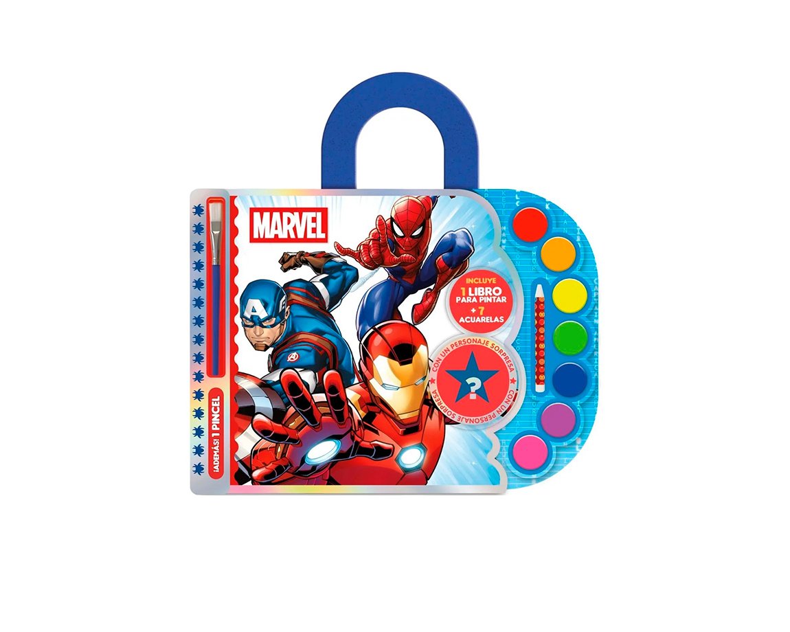 LIBROS VERTICE 6317 ACUARELAS N° 7 MARVEL