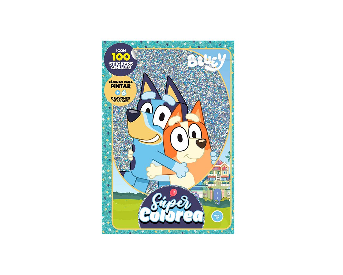LIBROS VERTICE 6284 BLUEY SUPER COLOREA
