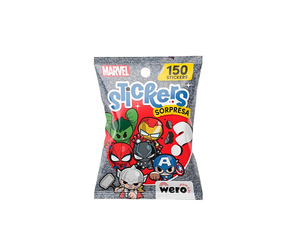 STICKERS WERO WE4187 MARVEL SORPRESA