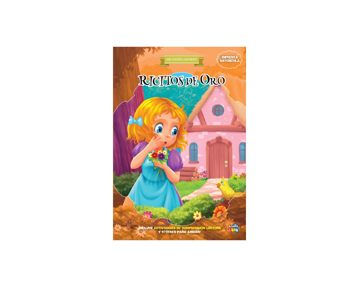 LIBROS SCHOOL FUN PLOW LIST-487 MIS CUENTOS FAVORITOS RICITOS DE ORO