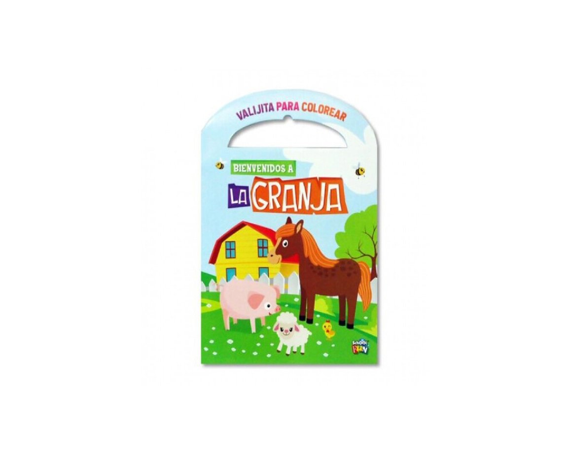 LIBROS SCHOOL FUN PLOW LIST-405 MI VALIJITA PARA COLOREAR BIENVENIDOS A LA GRANJ