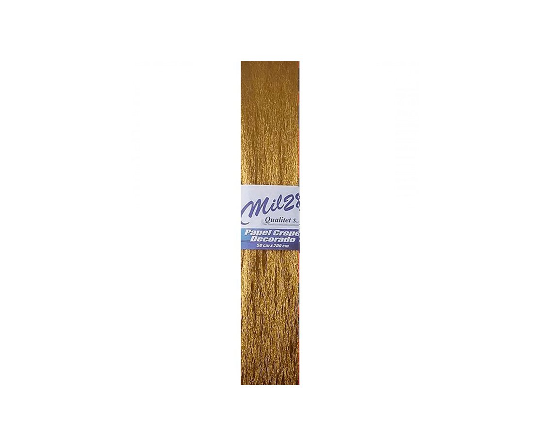 PAPEL CREPE MIL28 80-  38 ORO