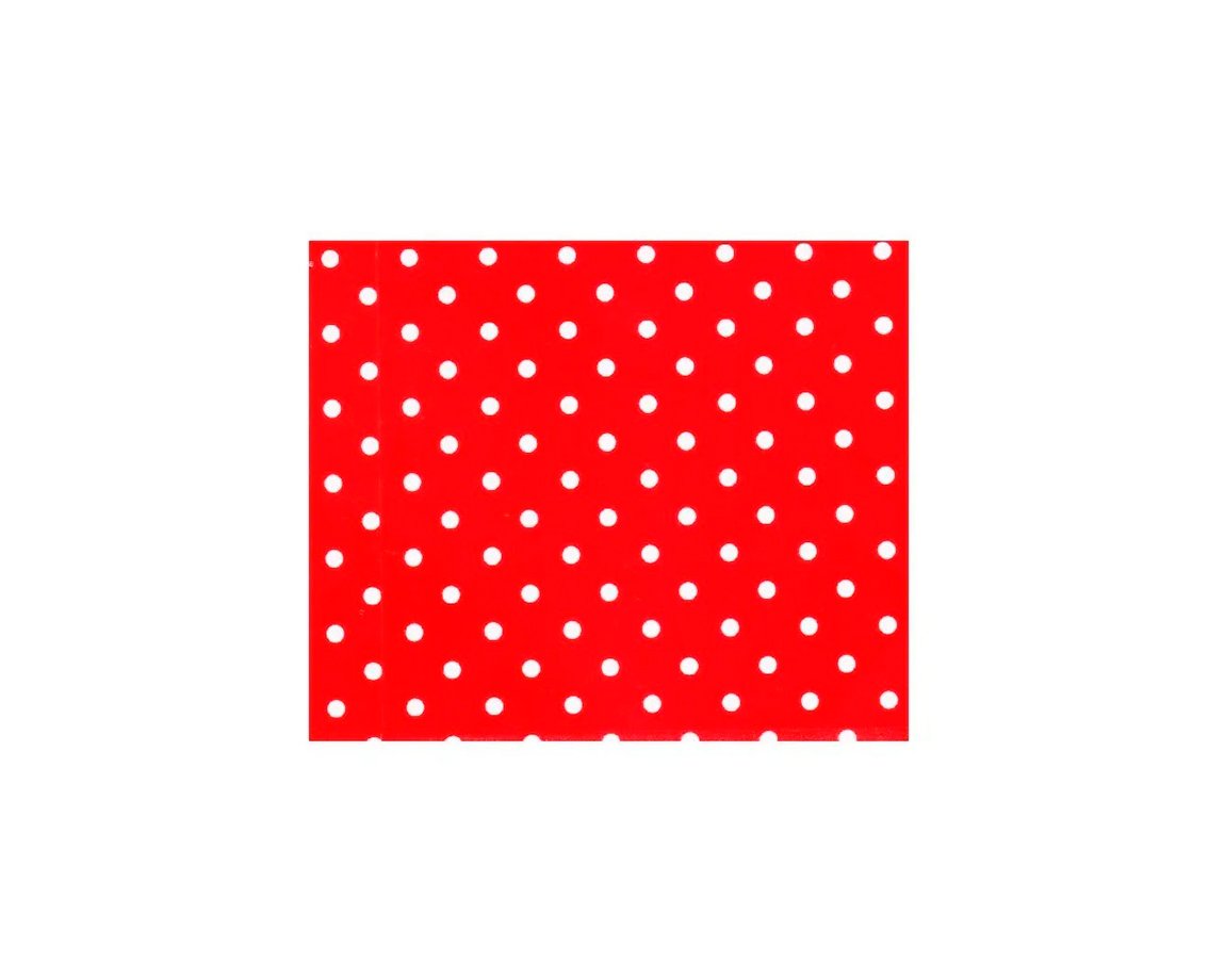 PAPEL CARTULINA PEQUE 10 LUNAR ROJO 50x70